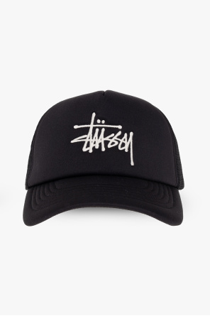 Black Baseball cap with Sleeve Stussy
